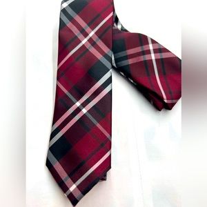 Men’s tie,color burgundy